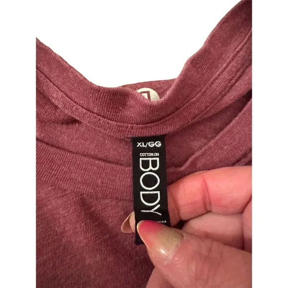 I Body Women's Large Tank Top Burgundy NEW. New with tags - Picture 6 of 7